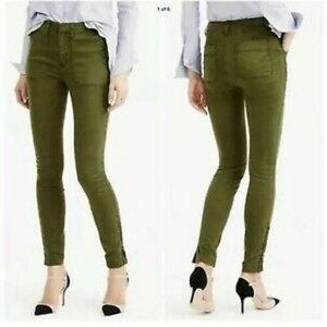 J. Crew skinny stretch cargo pant with zippers, 30P, Excellent Used Condition!